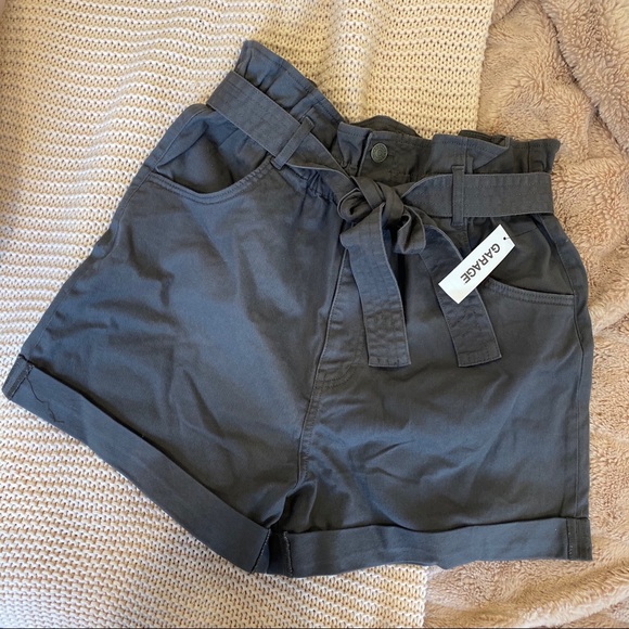 *GARAGE* “Emma Shorts” Washed Black Shorts - Picture 1 of 7